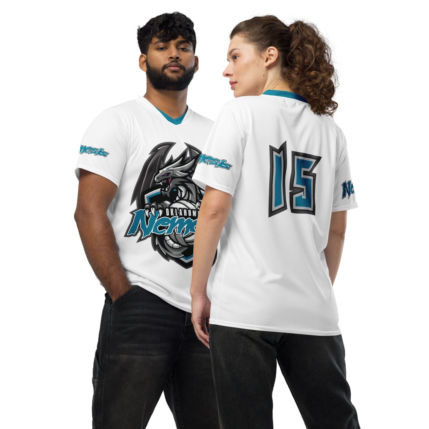 Nemesis Volleyball Sports Jersey (Classic White Edition)