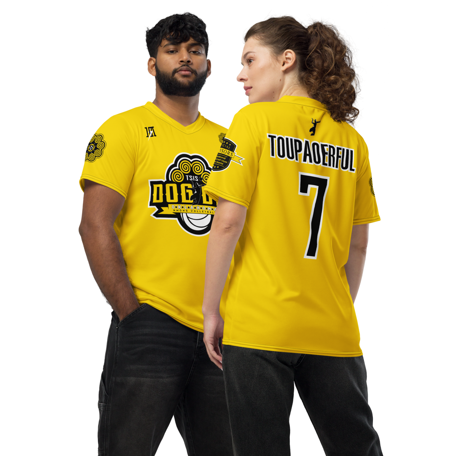 Tsis Dog Dig Sports Jersey &quot;TOUPAOERFUL #7&quot; (Gold Edition)