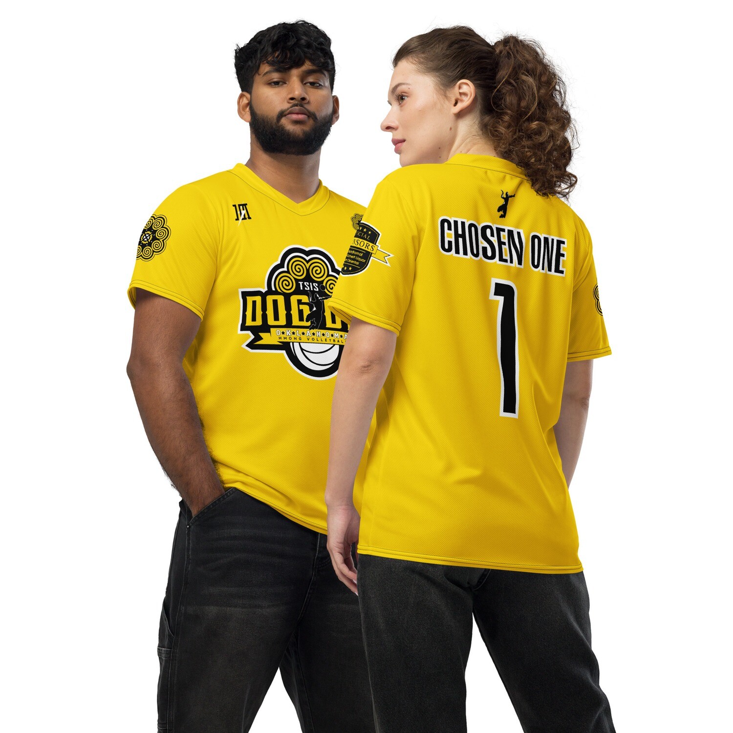 Tsis Dog Dig Sports Jersey &quot;CHOSEN ONE #1&quot; (Gold Edition)