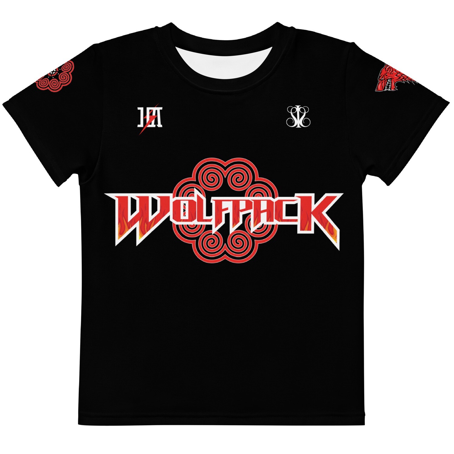 Wolfpack Kids Crew Neck Tee (Black X Edition)