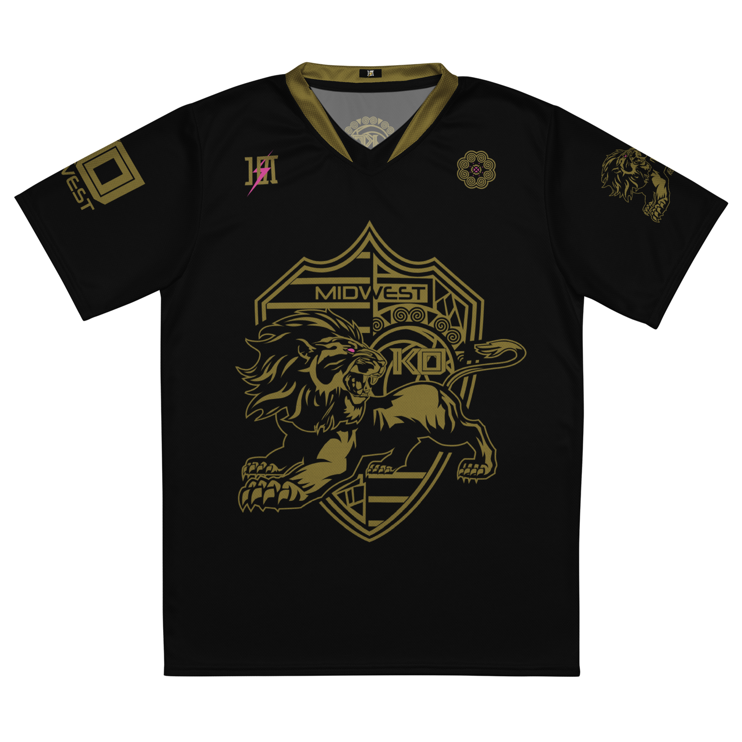KO Volleyball Sports Jersey &quot;KURTIS #11&quot; (BLK GOLD Edition)