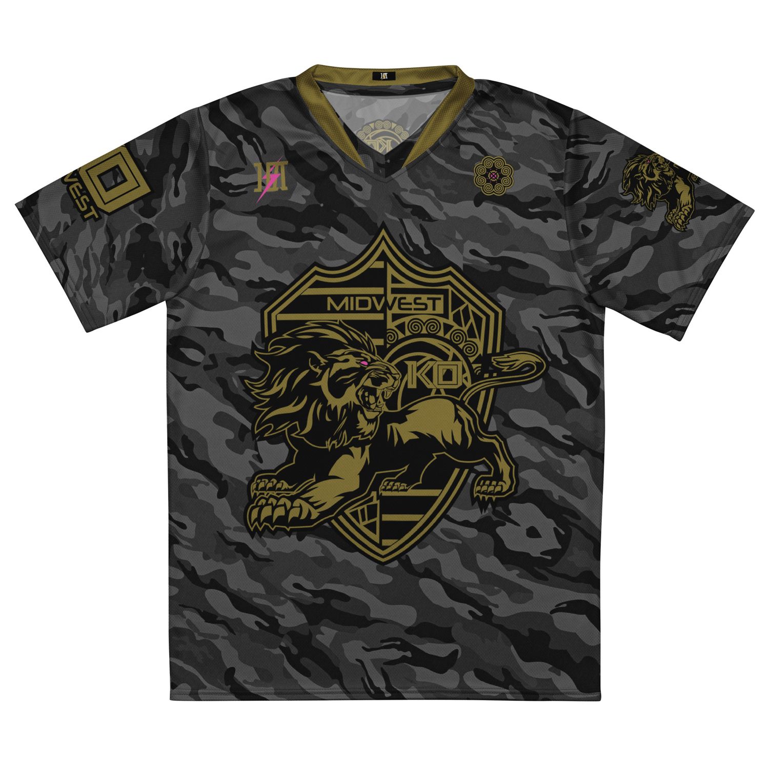 KO Volleyball Sports Jersey &quot;KURTIS #11&quot; (CAMO GOLD Edition)