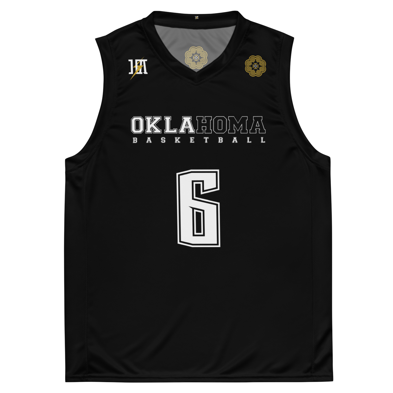 Oklahoma Basketball Jersey &quot;VANG #6&quot; (Black Edition)