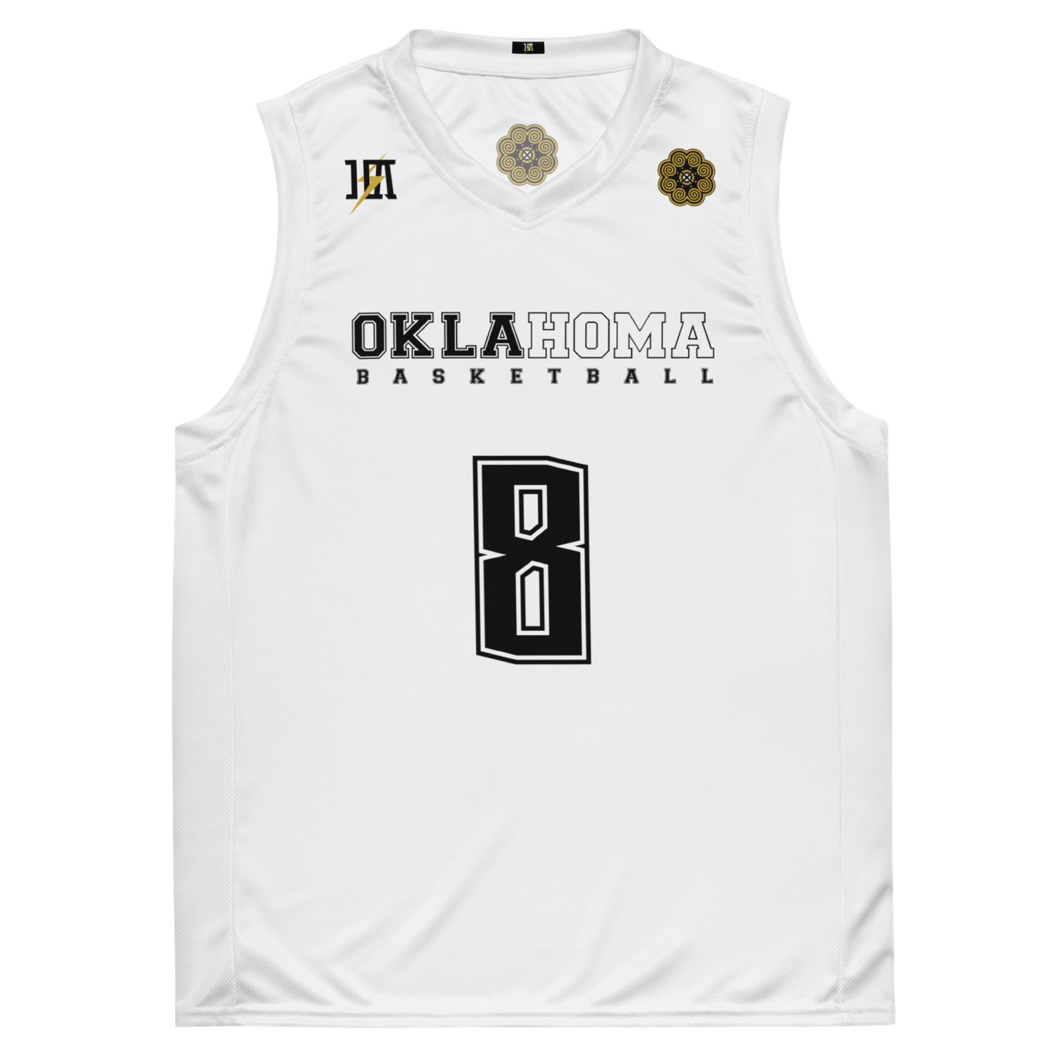Oklahoma Basketball Jersey &quot;VANG #8&quot; (White Edition)