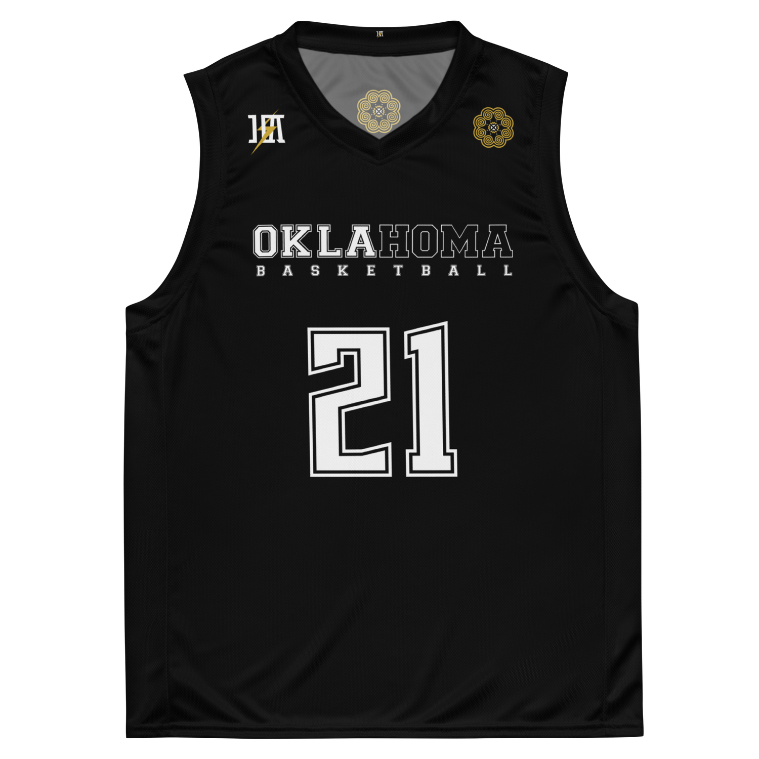 Oklahoma Basketball Jersey &quot;XIONG #21&quot; (Black Edition)