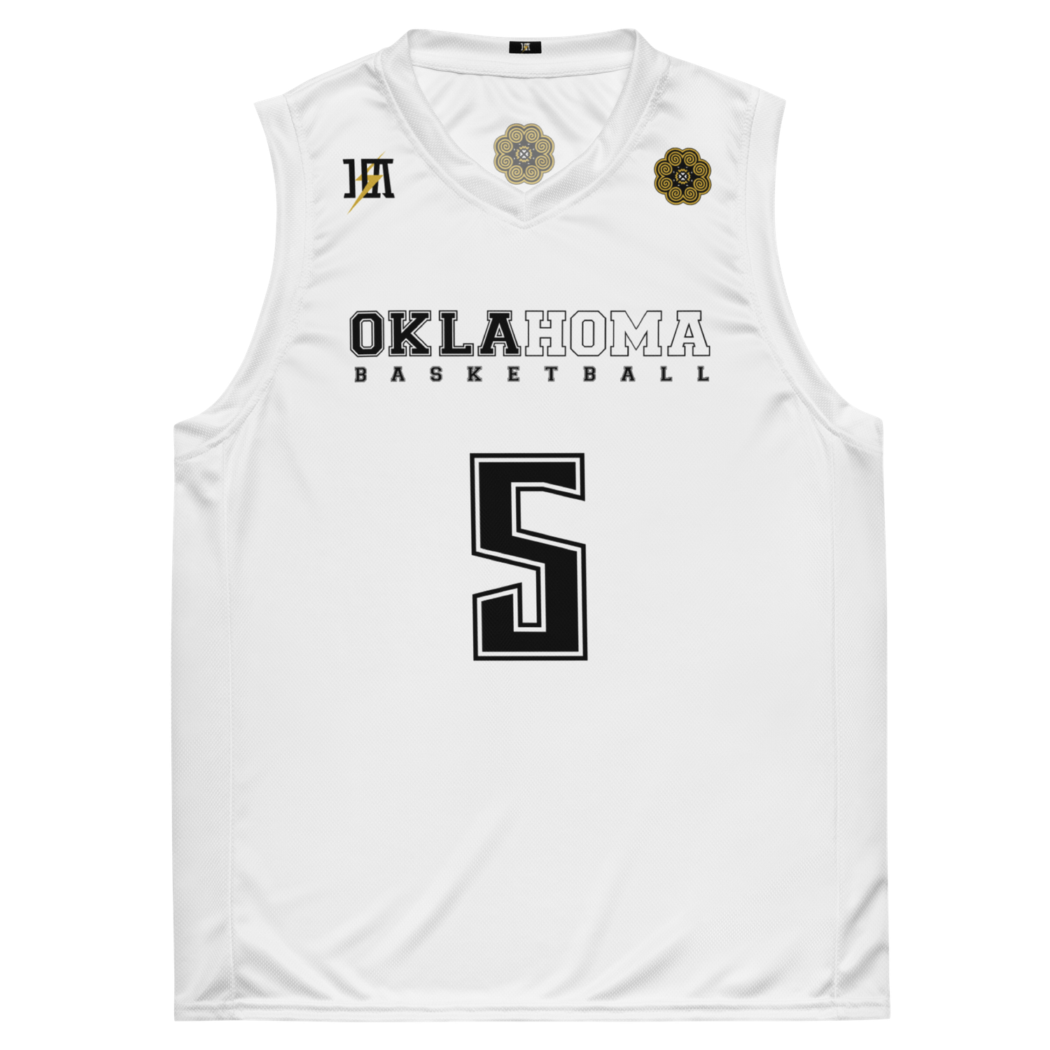 Oklahoma Basketball Jersey &quot;VANG #5&quot; (White Edition)