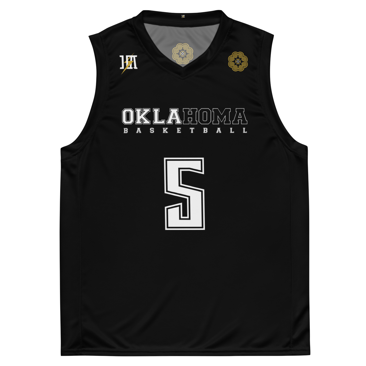 Oklahoma Basketball Jersey &quot;VANG #5&quot; (Black Edition)