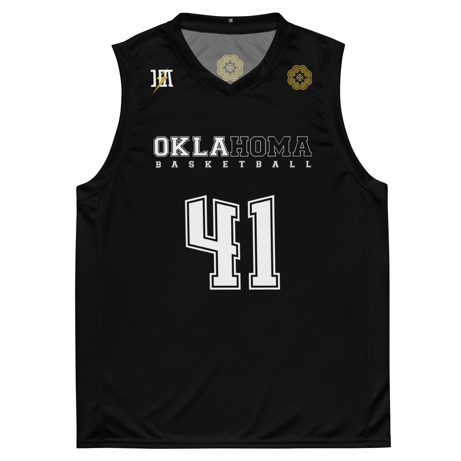 Oklahoma Basketball Jersey &quot;XIONG #41&quot; (Black Edition)