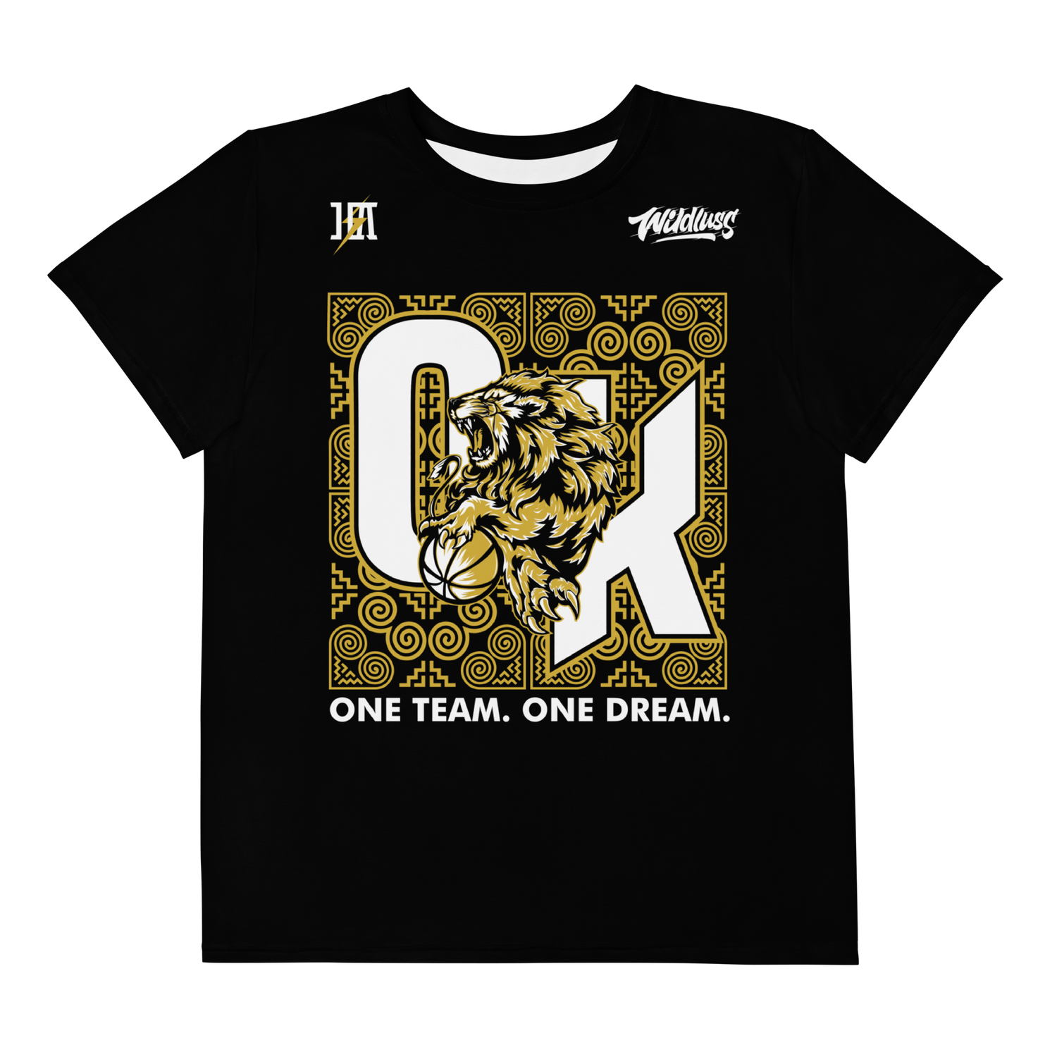 OK Hmong Hoopers Youth Tee (BLK/GOLD Edition)