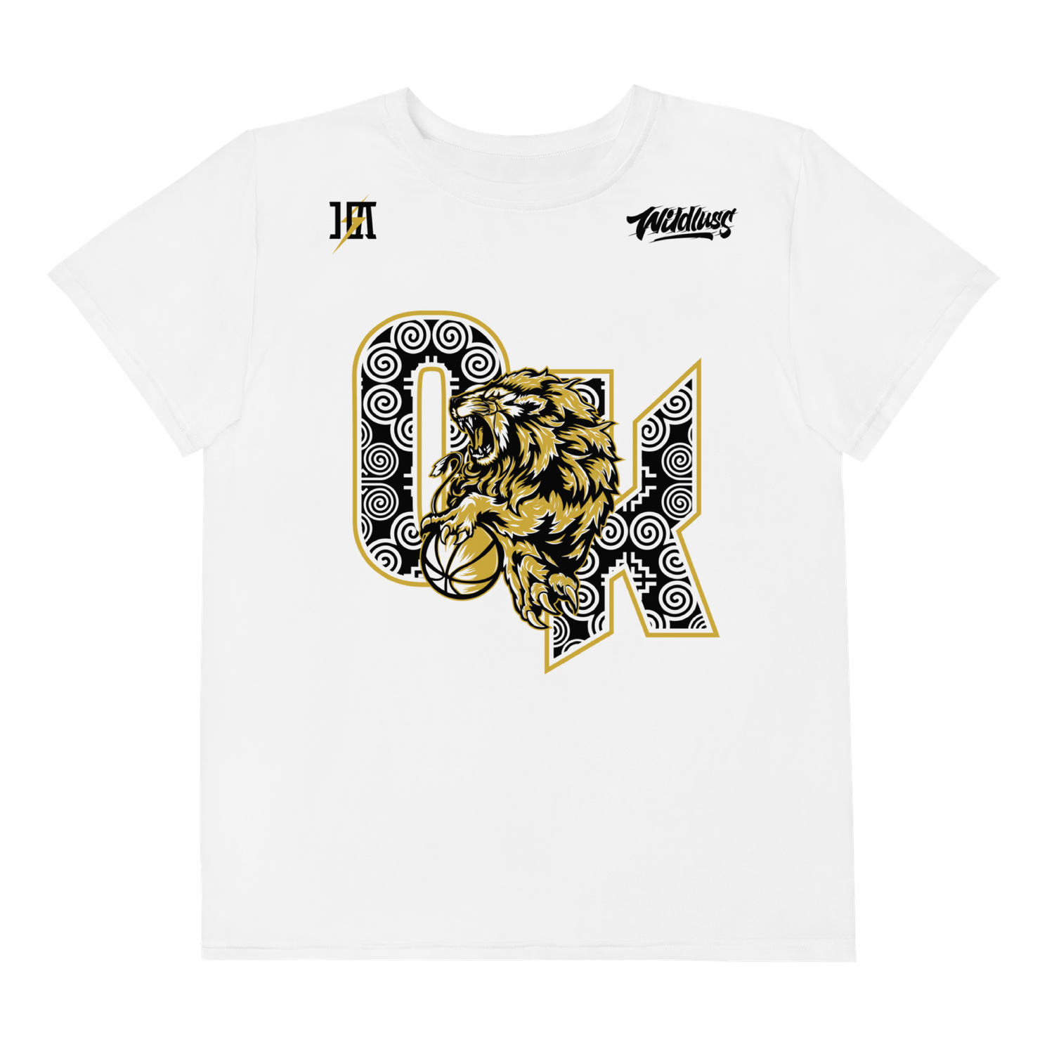 OK Hmong Hoopers Youth Tee (BLK/GOLD WHITE Edition)
