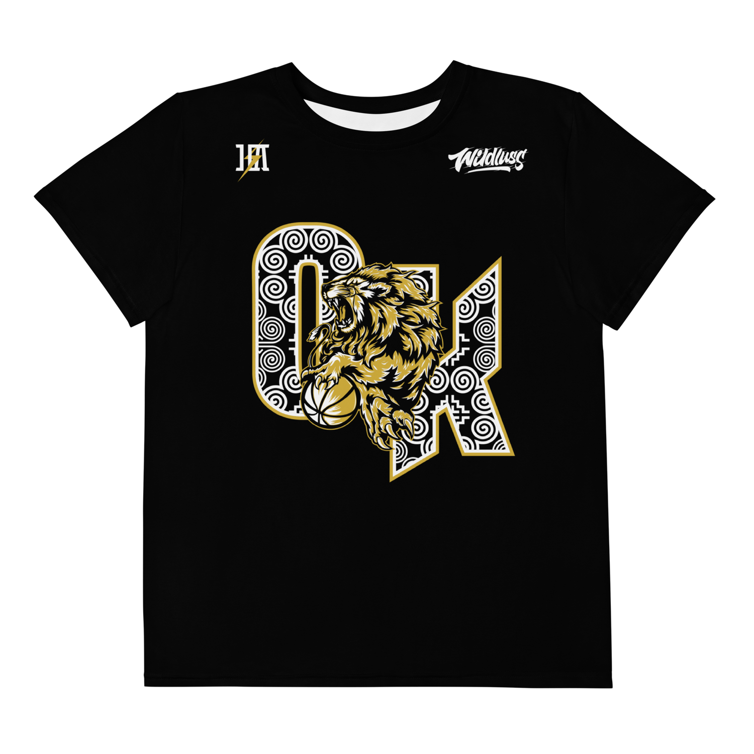 OK Hmong Hoopers Youth Tee (WHT/GOLD BLACK Edition)