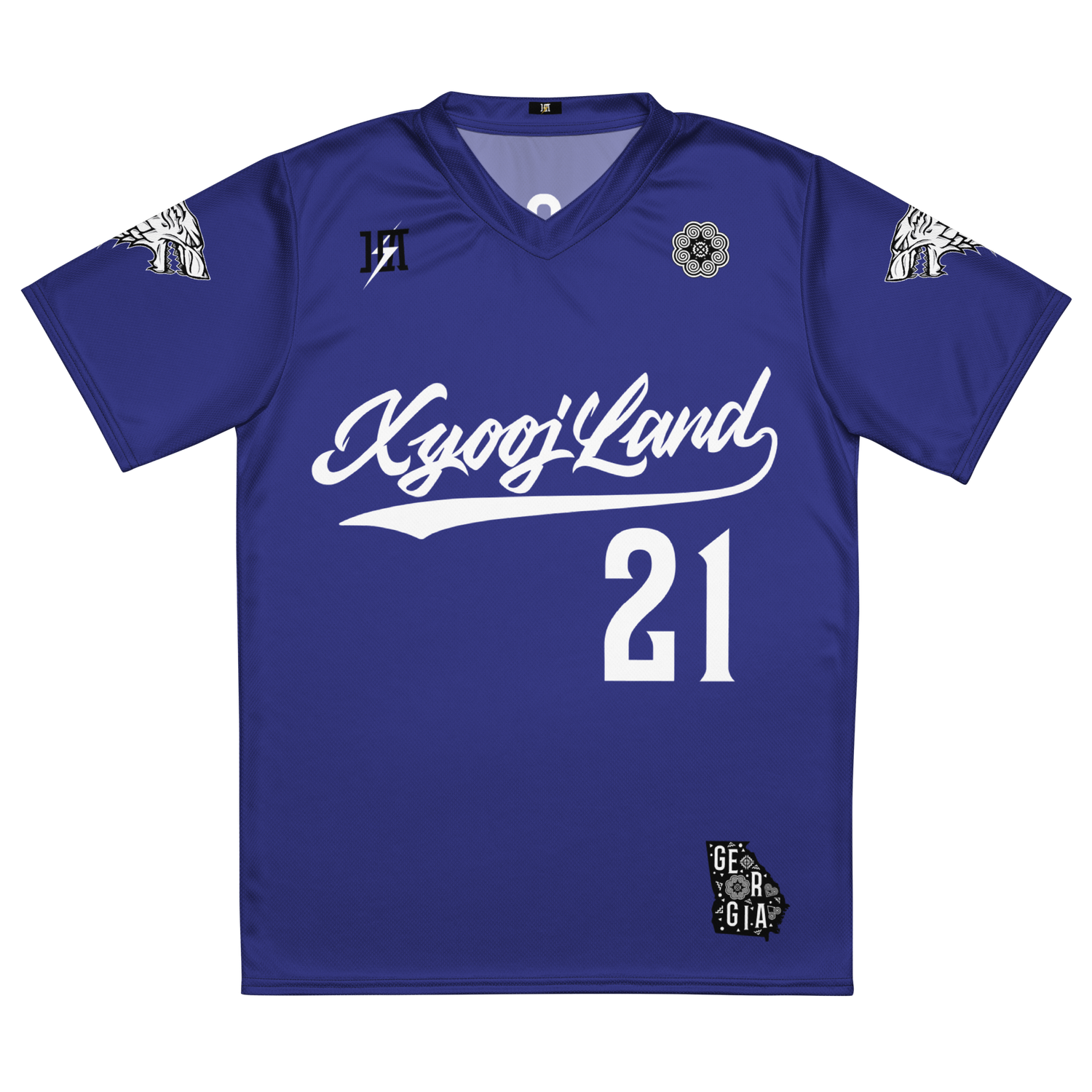 Xyooj Land Sports Jersey &quot;TOU #21&quot; (BLUE/WHITE) Edition