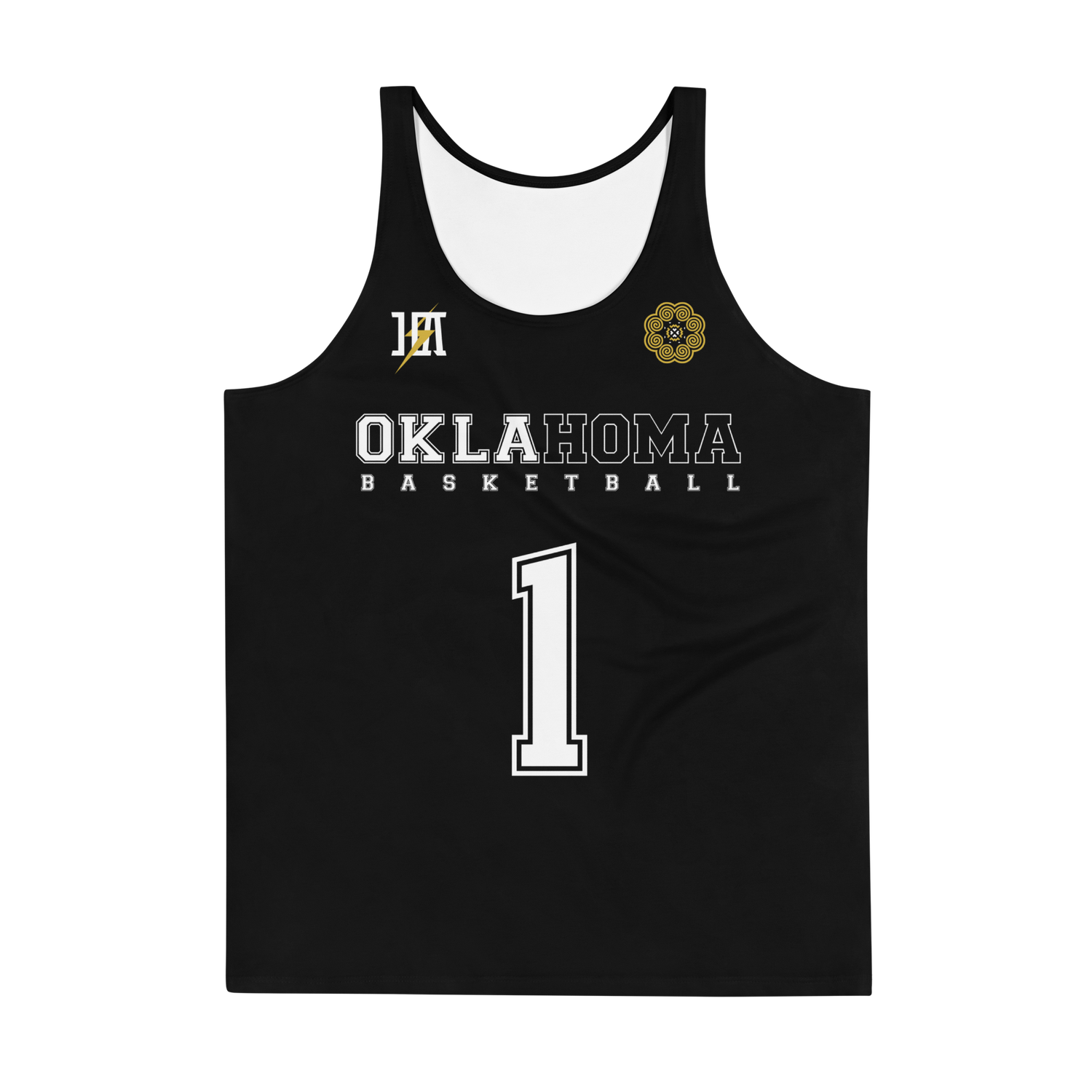 OKC Basketball Sports Tank Top &quot;T.XIONG #1&quot; (BLK Edition)