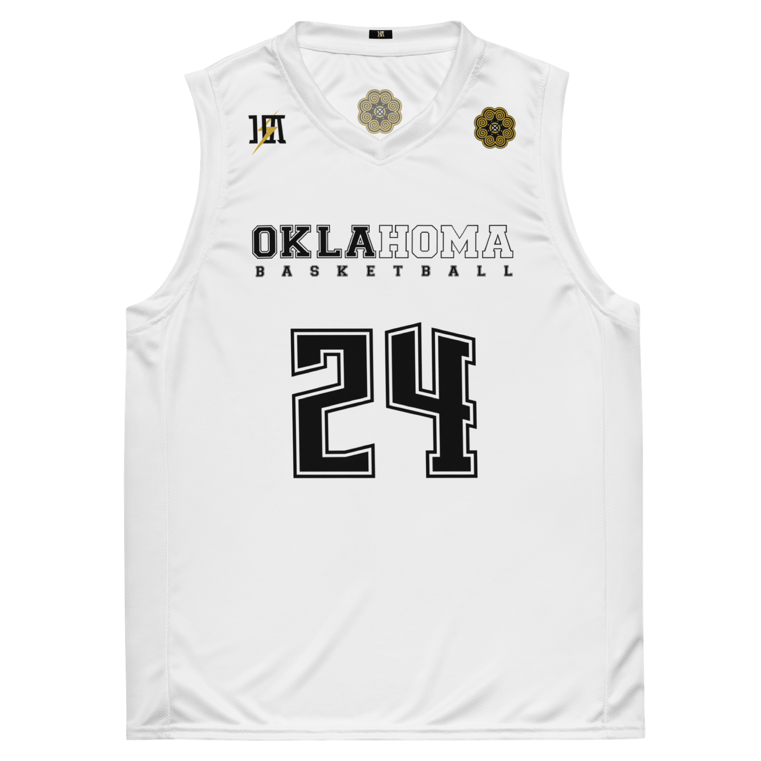 Oklahoma Basketball Jersey &quot;MMXXV #24&quot; (White Edition)