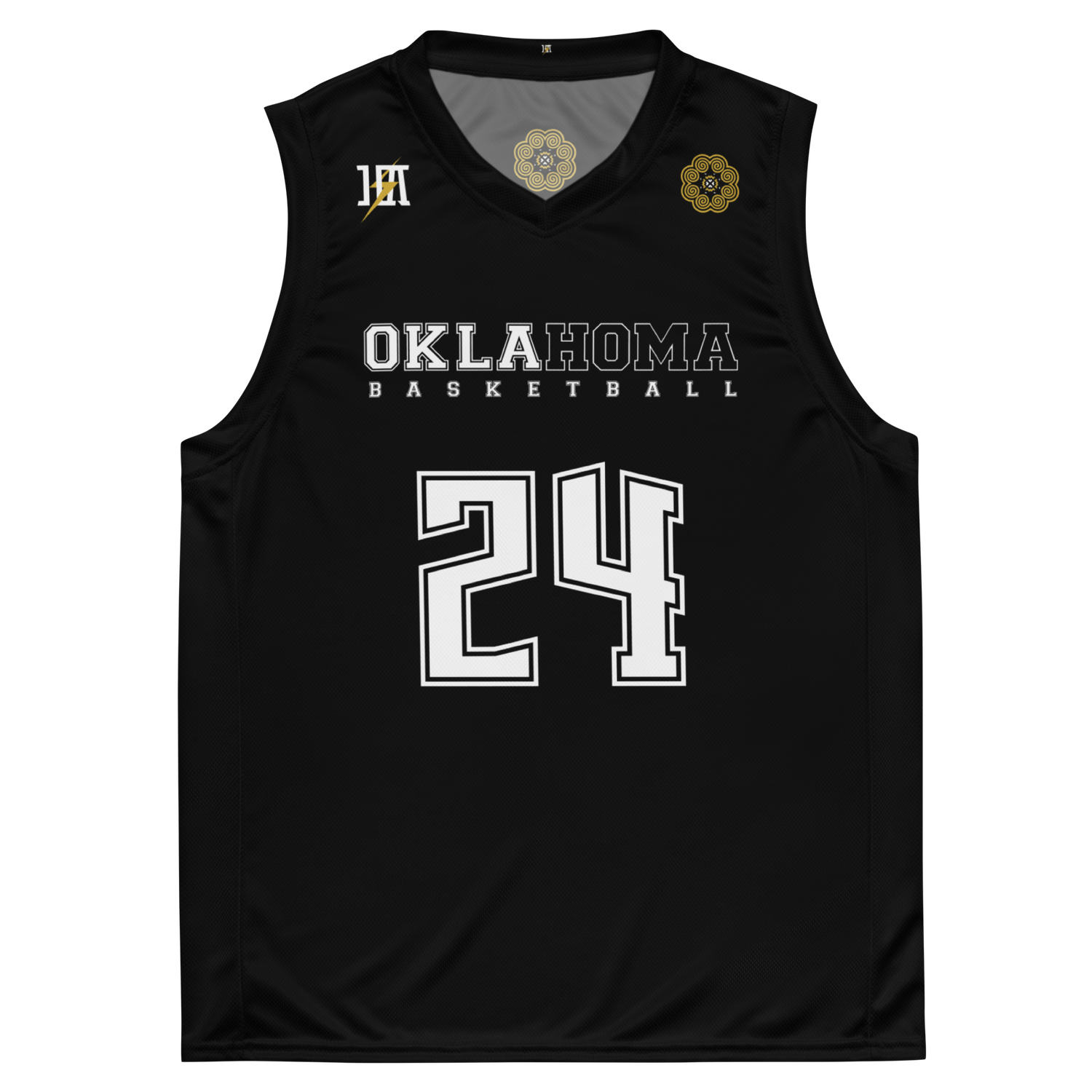 Oklahoma Basketball Jersey &quot;MMXXV #24&quot; (Black Edition)
