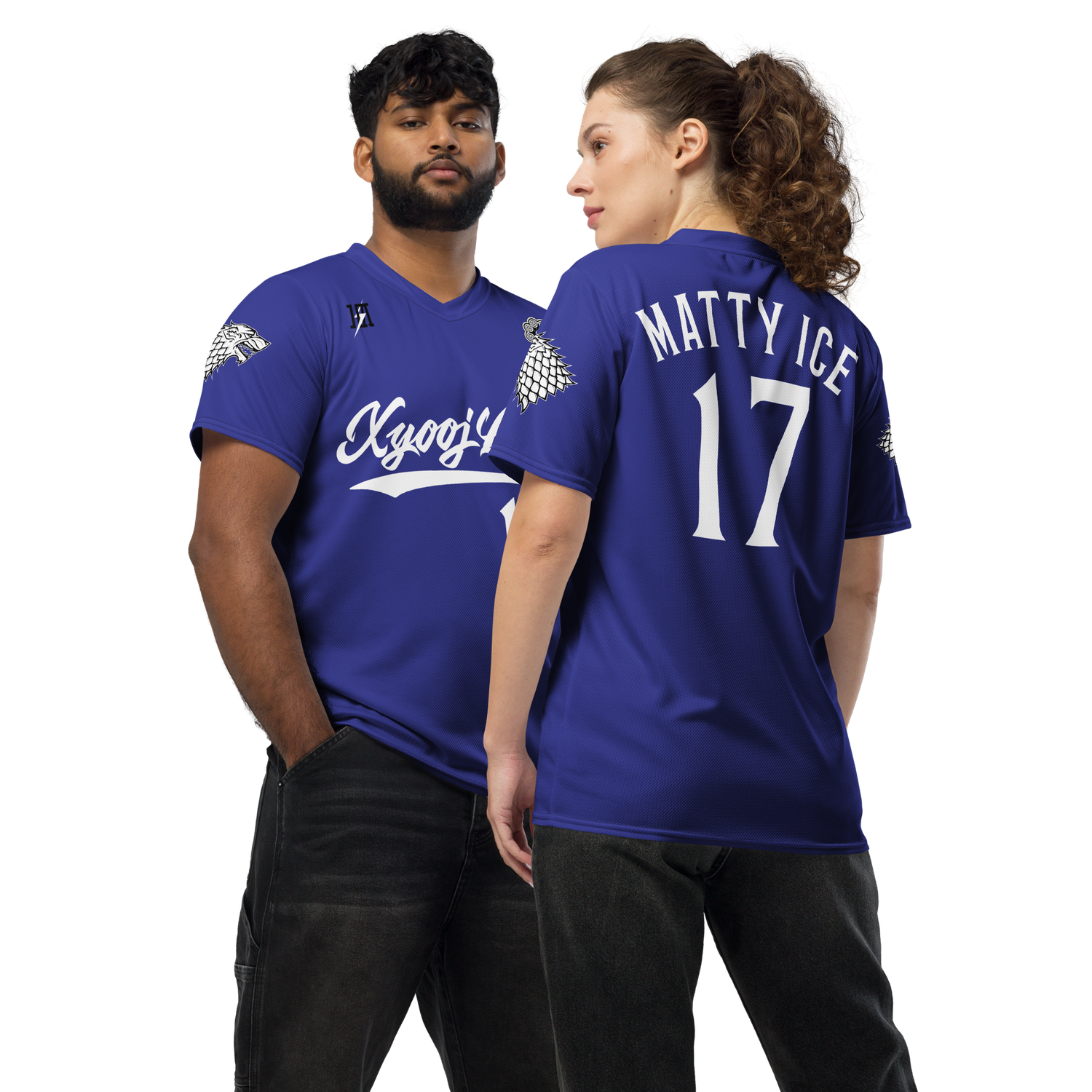Xyooj Land Sports Jersey &quot;MATTY ICE #17&quot; (BLUE/WHITE) Edition