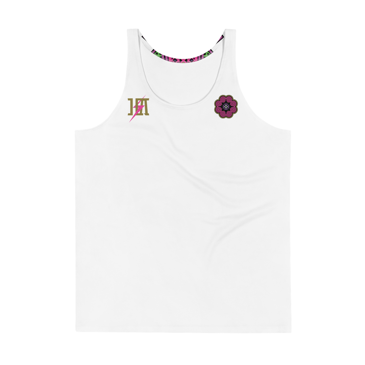 DV Men's Running Athletic Tank WHT