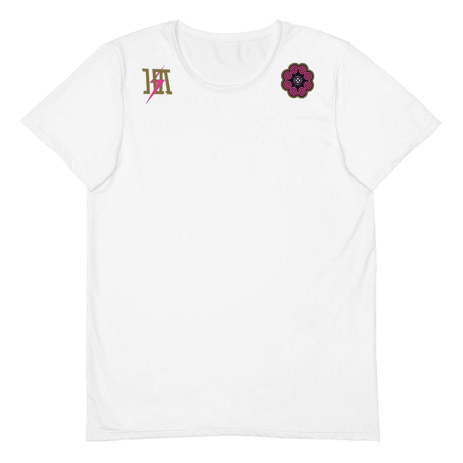 DV Men's Dragon Running Athletic Tee WHT
