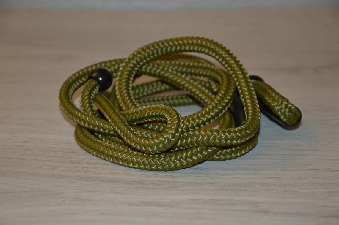 Slip Lead 8mm, Colour: Khaki