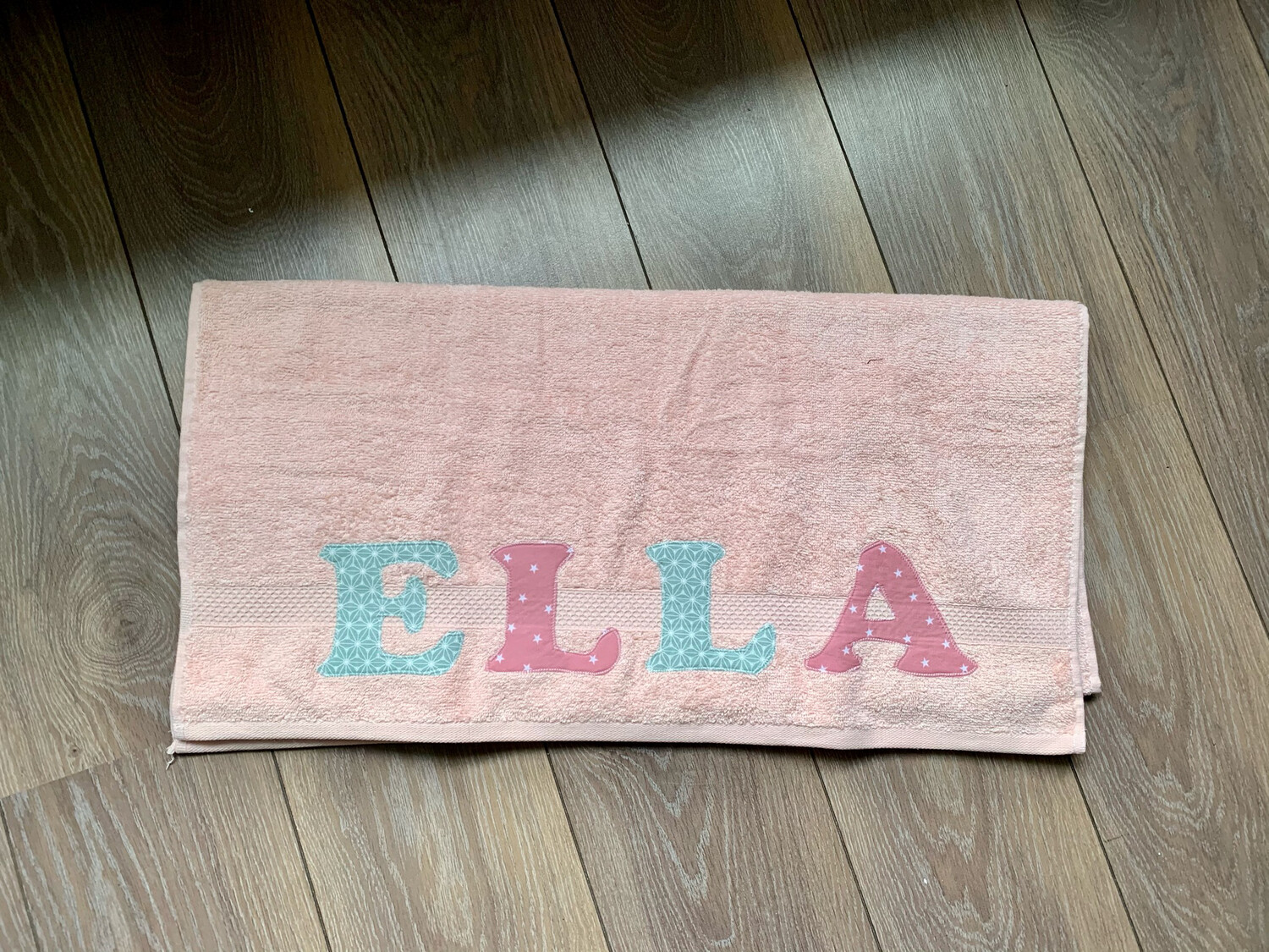 Handdoek met naam klein