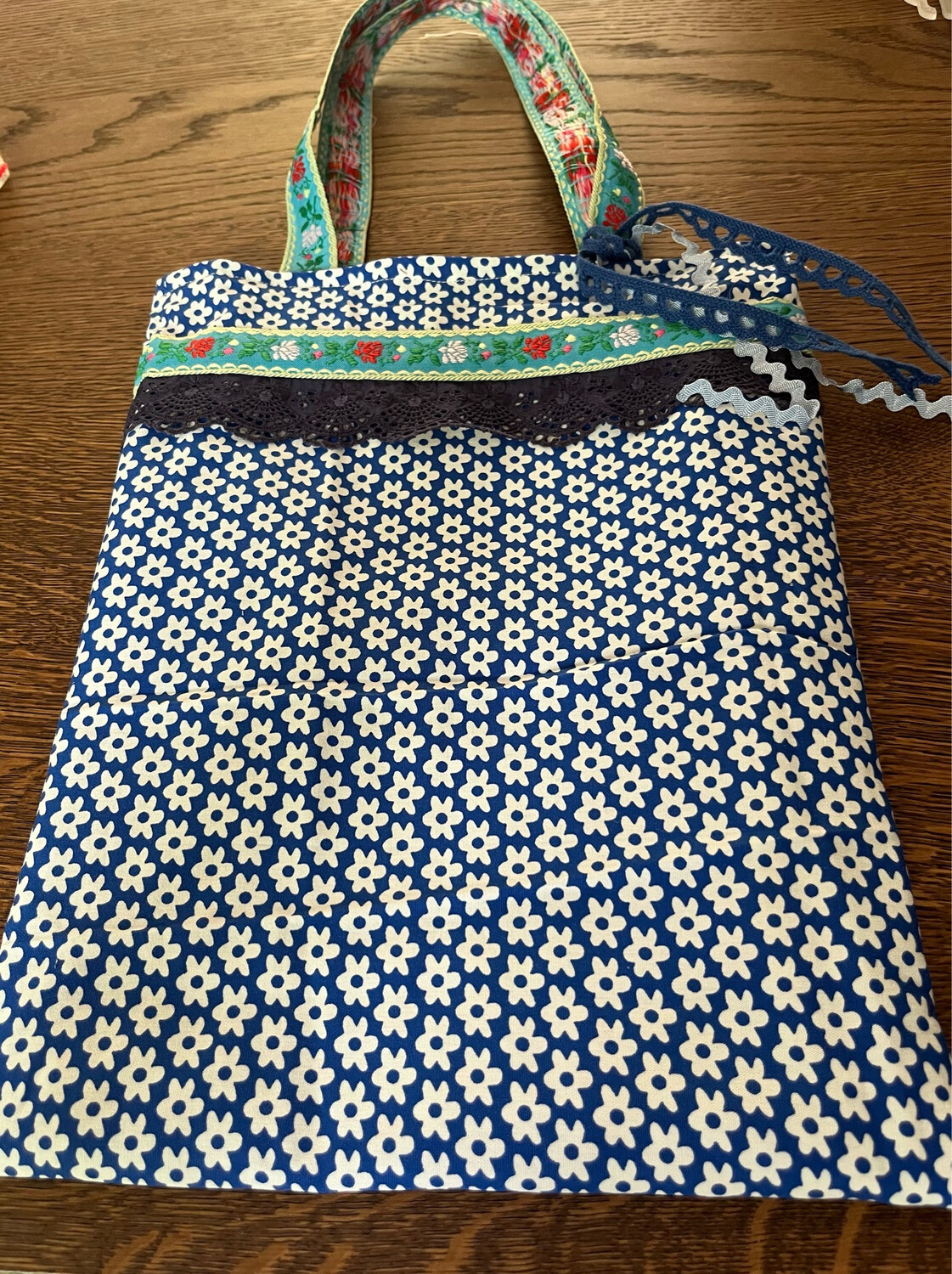 Kindertasje Flower Blue