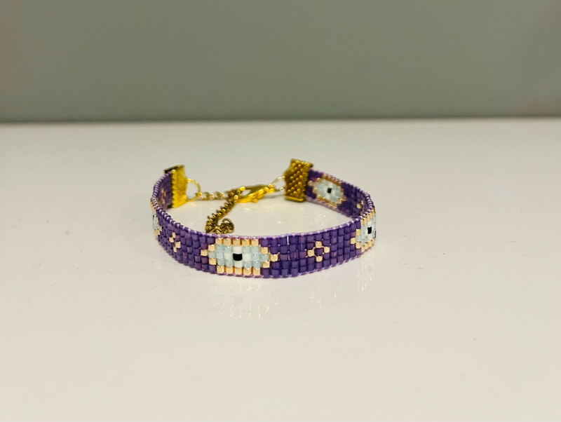 Armband Miyuki Purple ?️