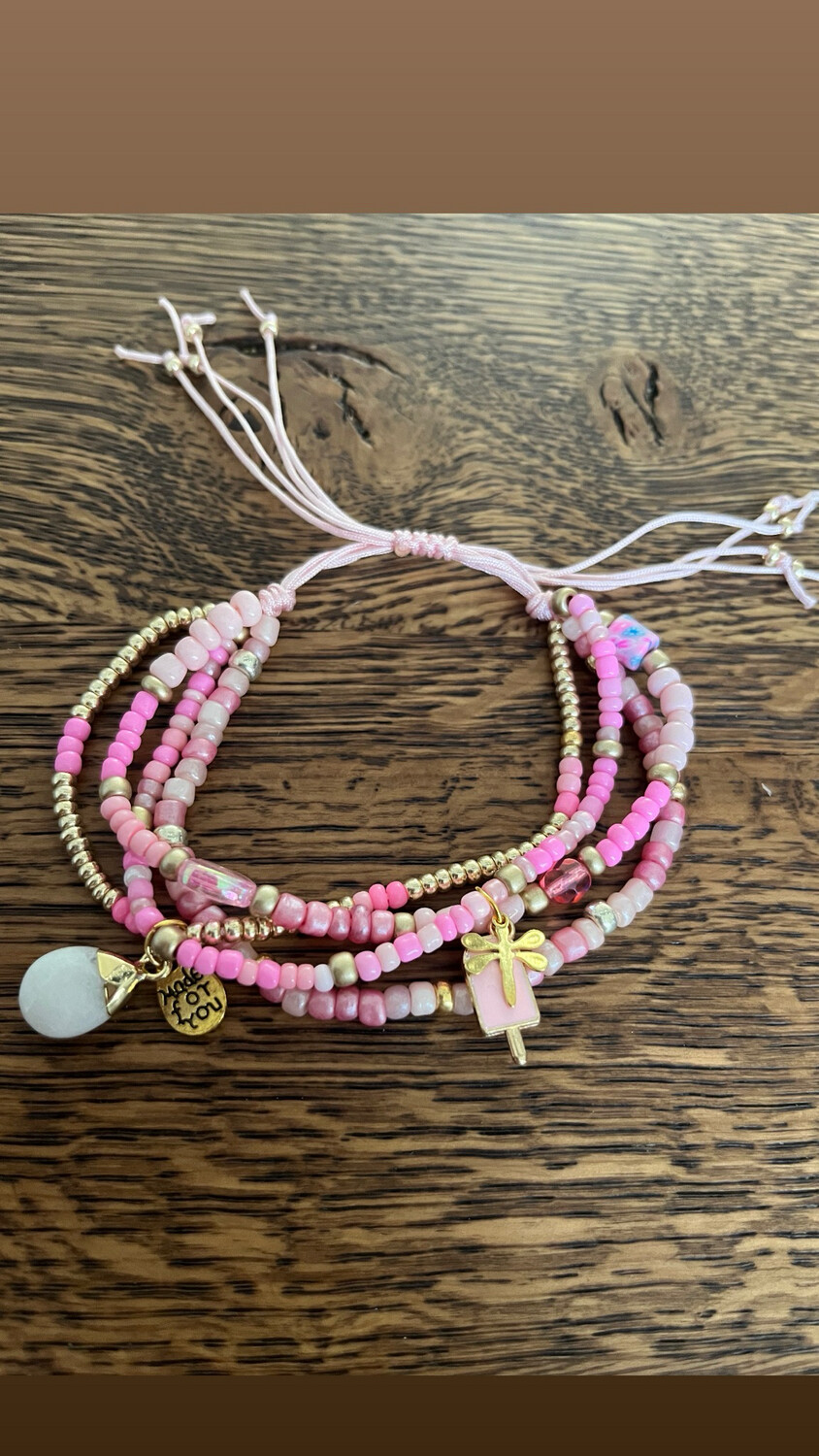 Armband Ibiza Roze