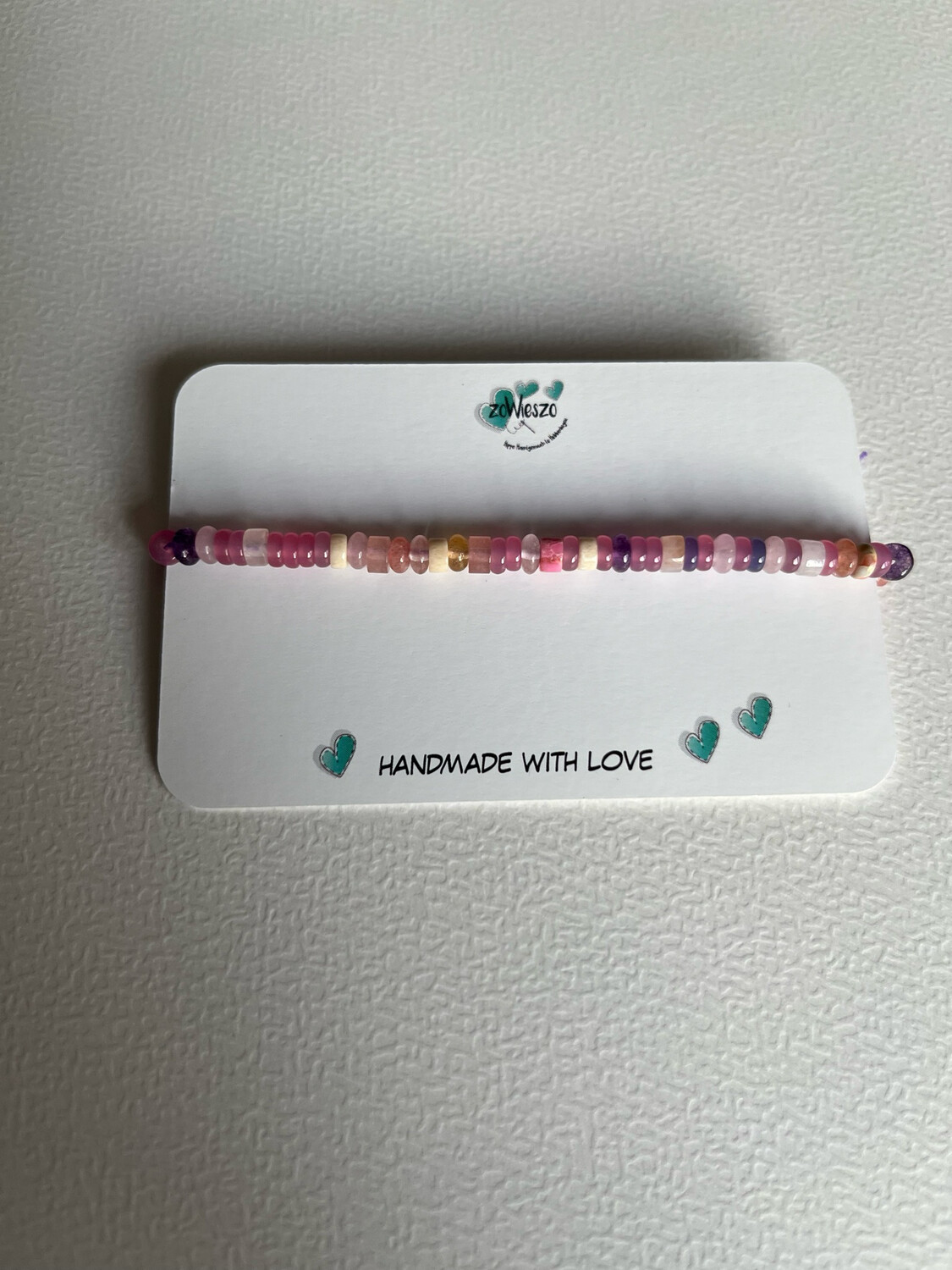 Natuursteen Armbandje Roze