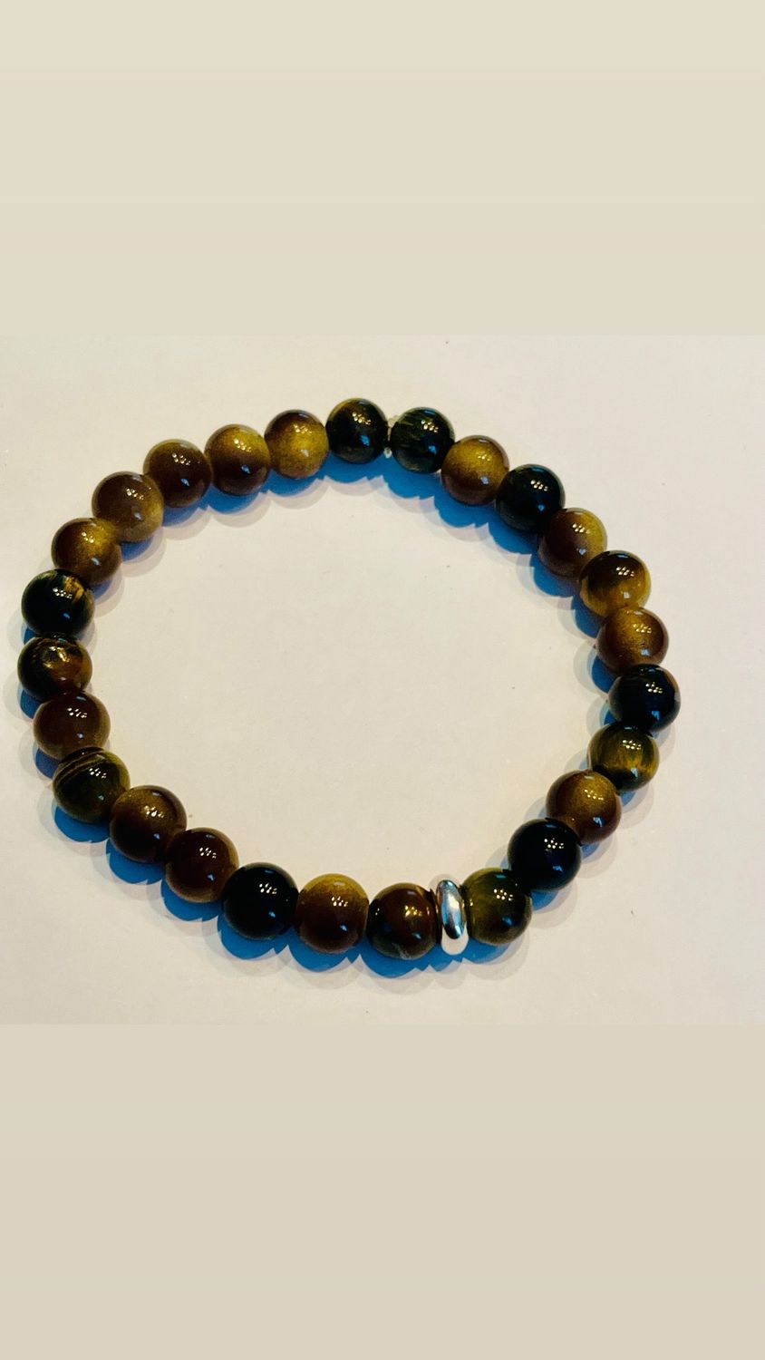 Mannenarmband Bruin