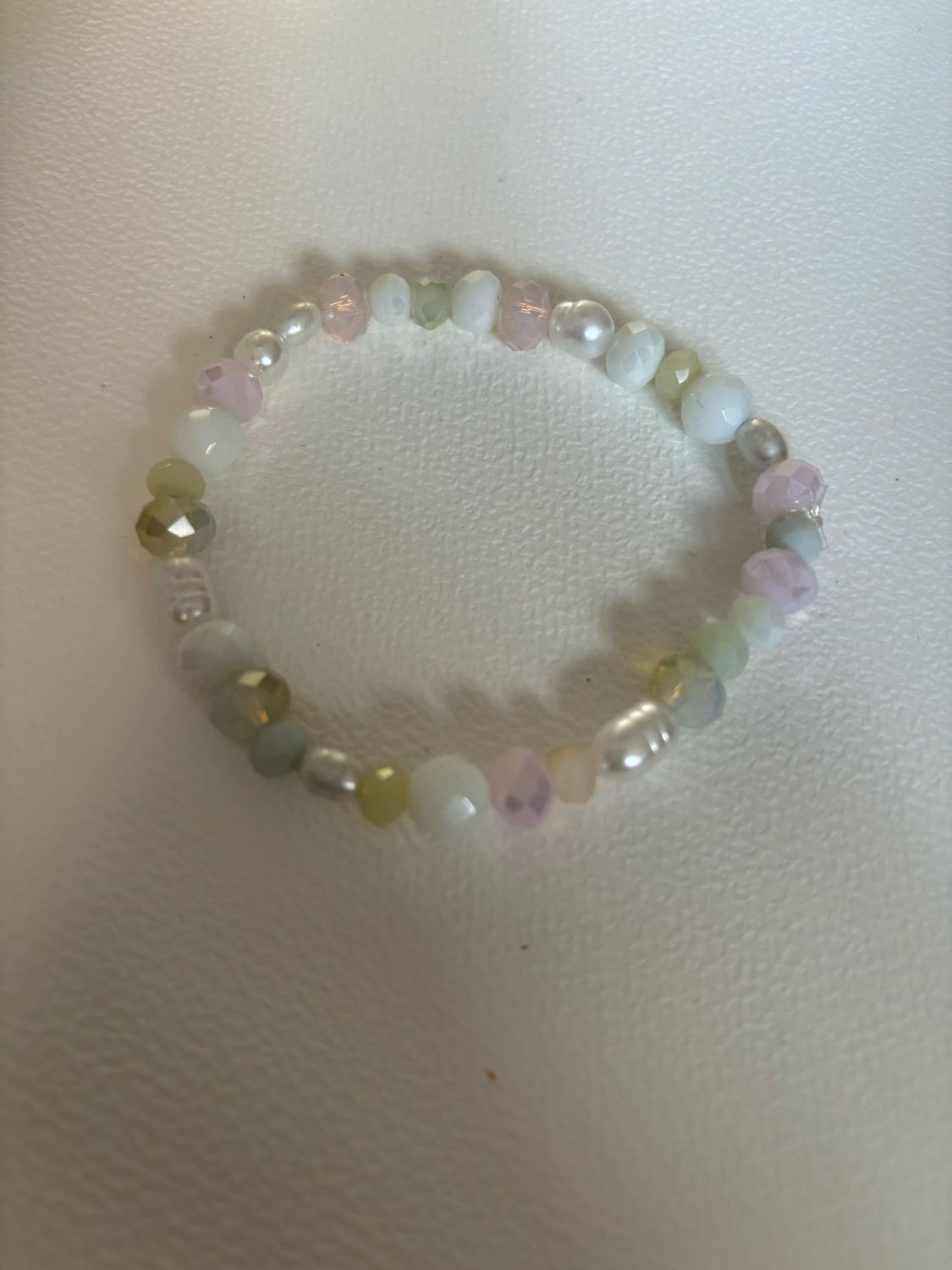 Armband facet wit