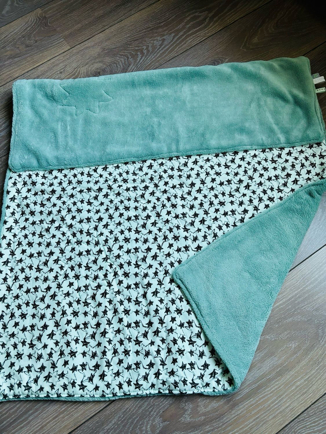 Baby deken mint green