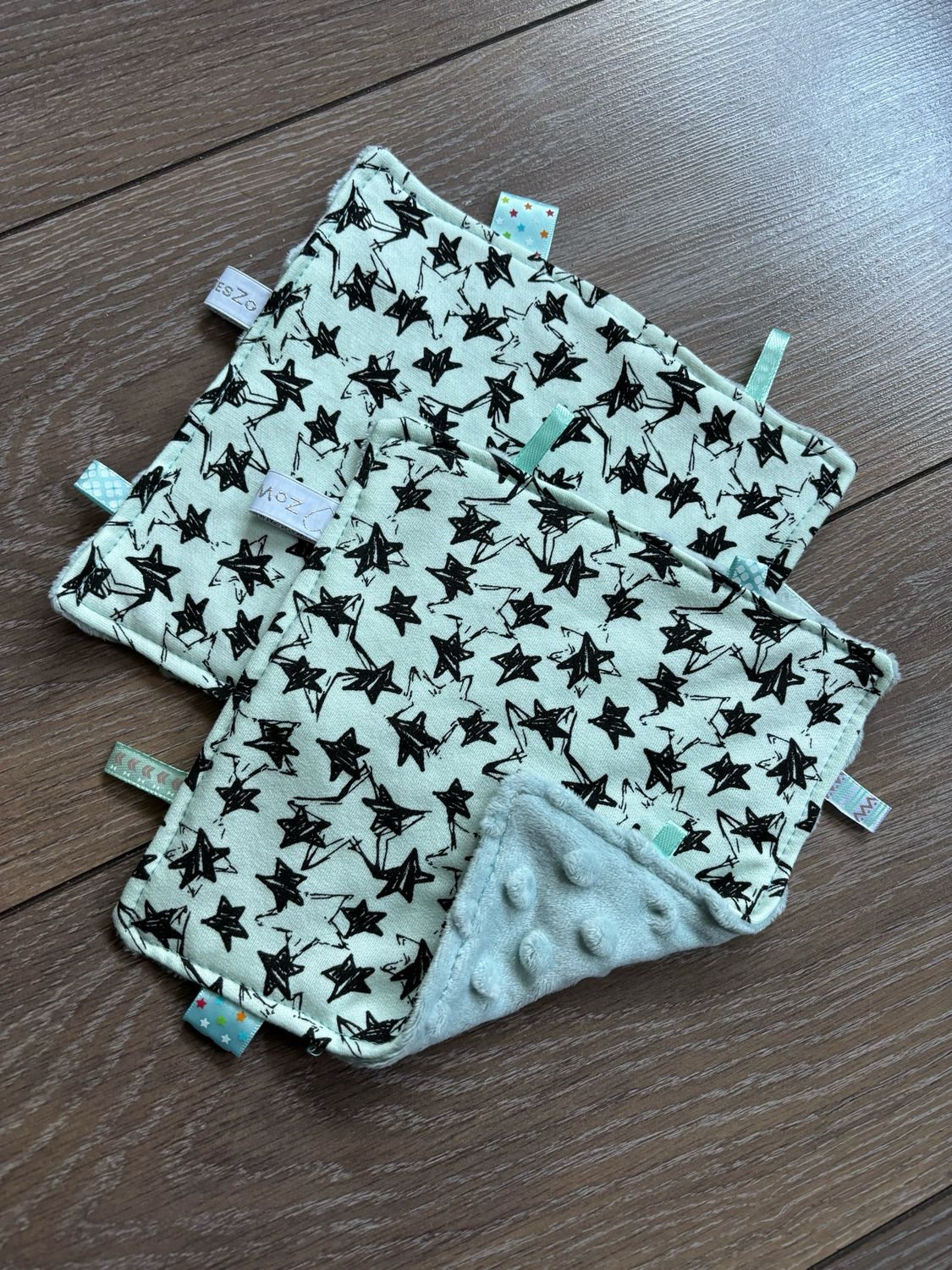 Knuffeldoekje ster blauw