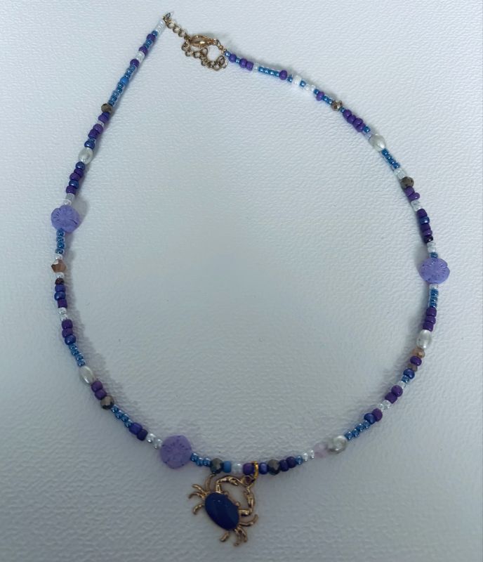 Ketting krab purple
