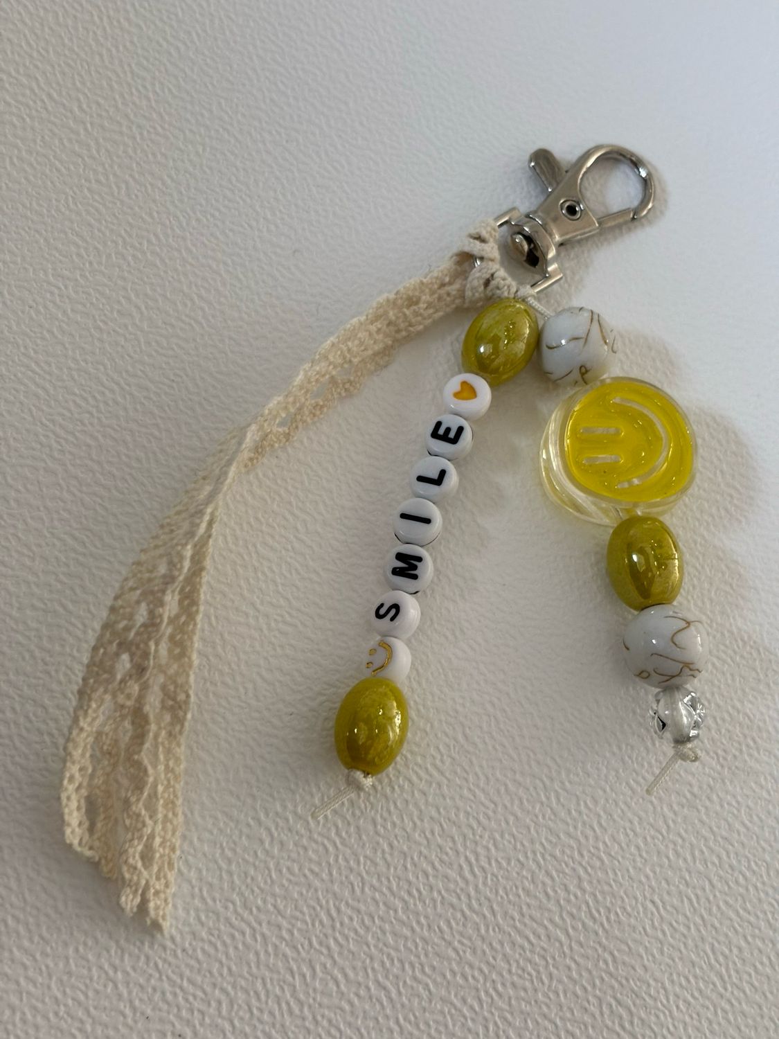 Sleutelhanger smile ? yellow