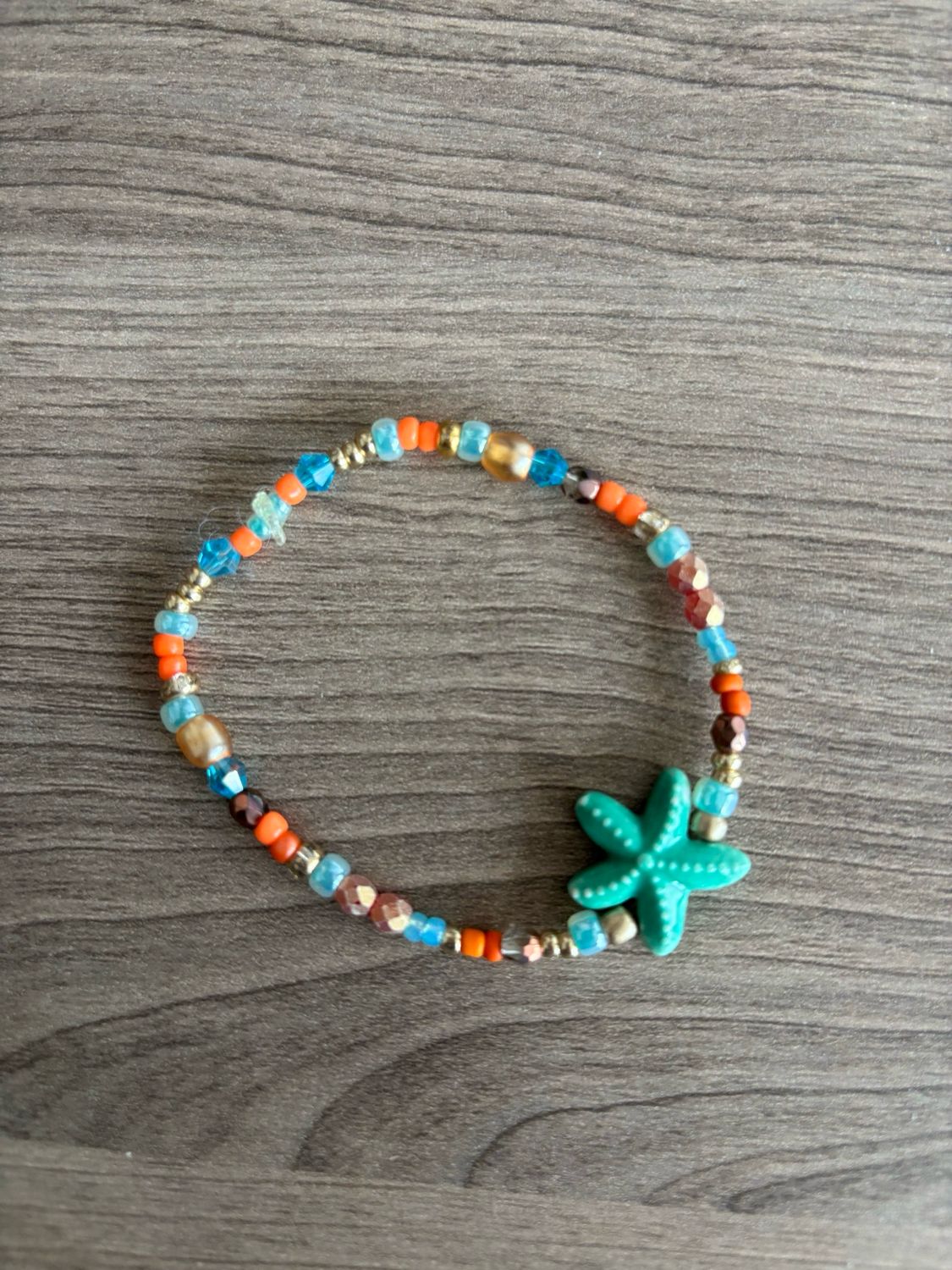 Armband zeester multicolor