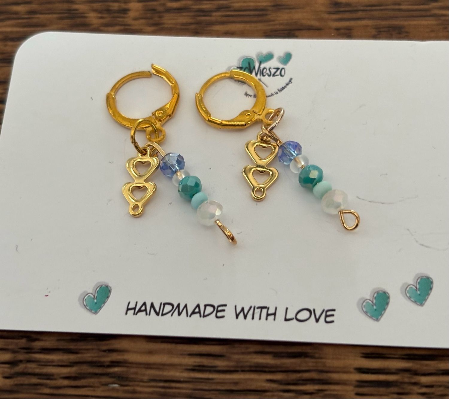 Oorbelletjes blue love