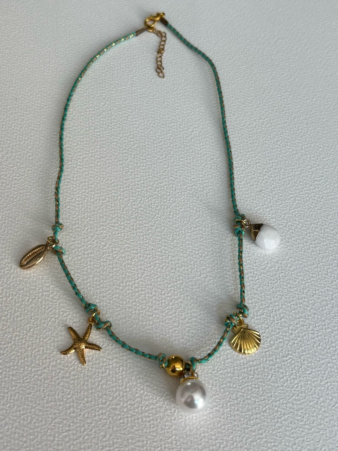 Ketting surfkoord turkoois
