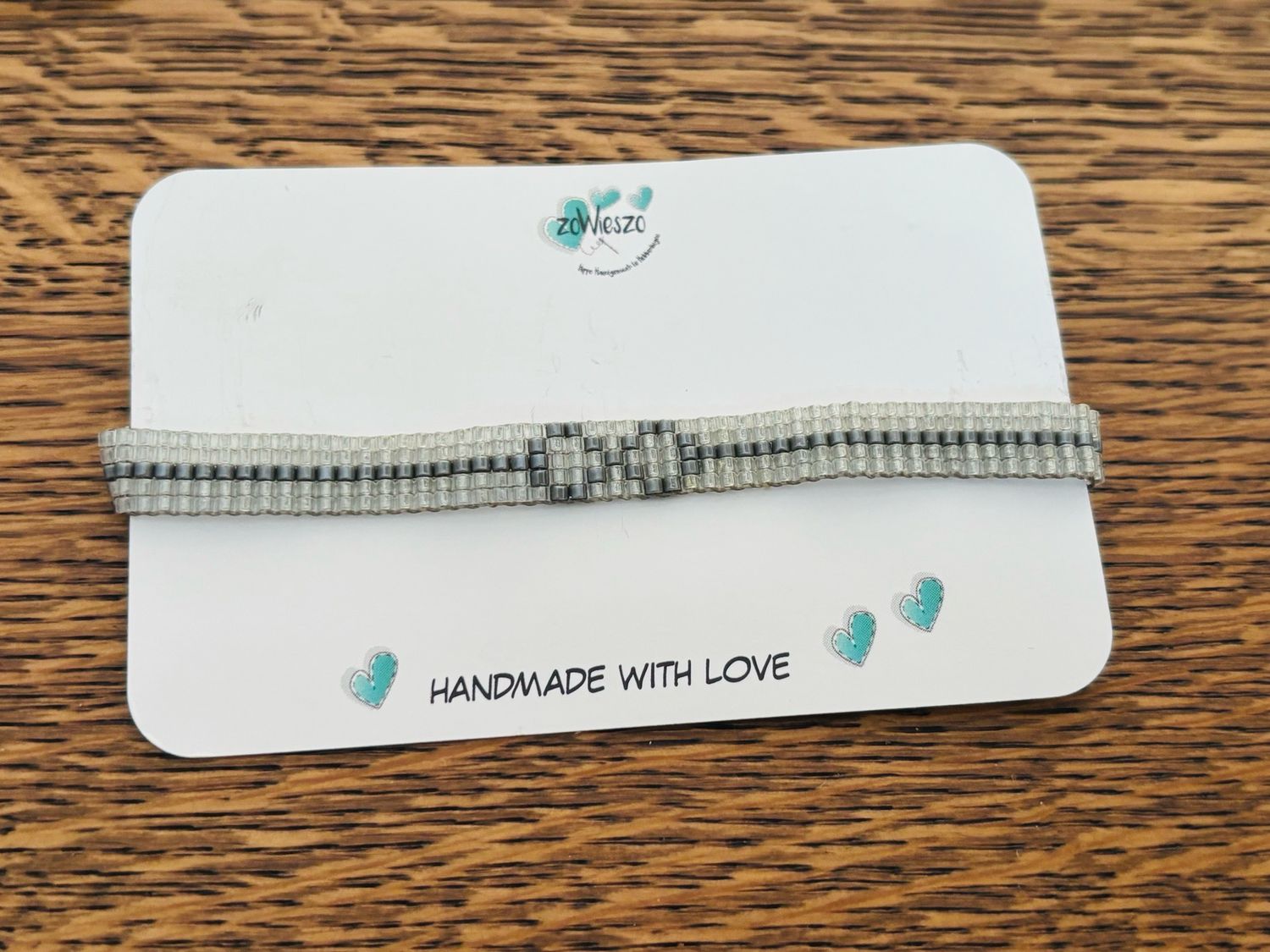 Armband miyuki infinity ♾️ grey