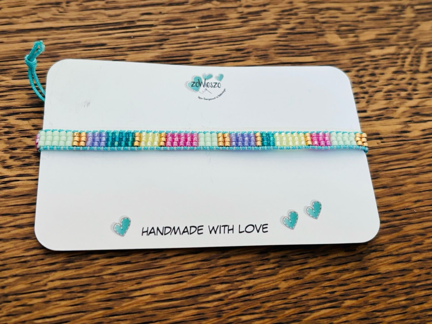 Armbandje miyuki lente