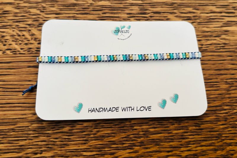 Armband miyuki blue love