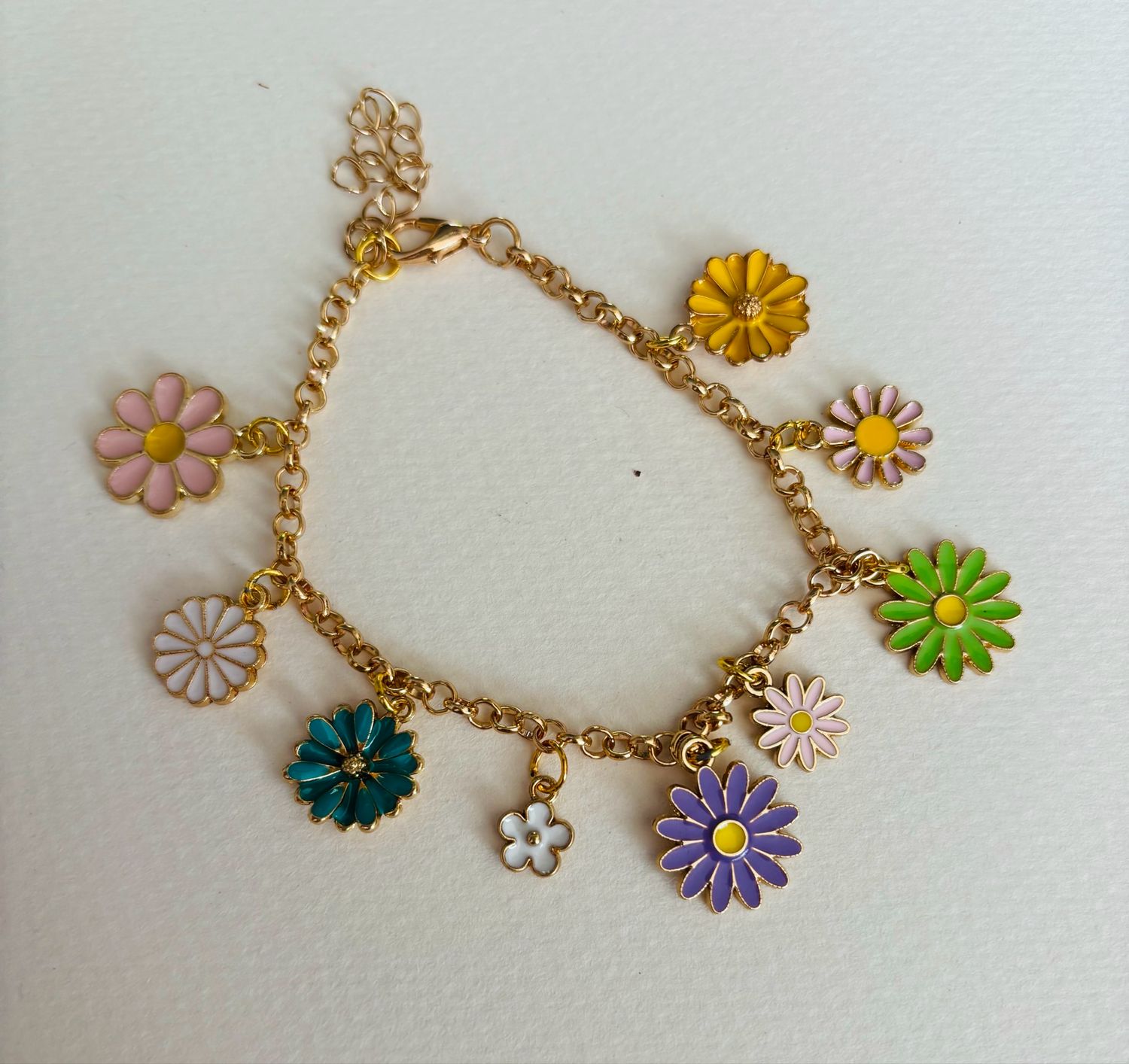 Bedelarmband flowers