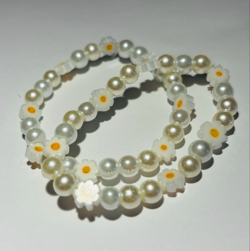 Kinderarmbandje pearls