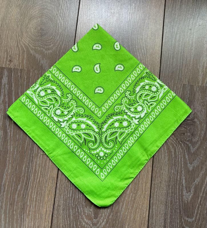 Sjaaltje Paisley groen
