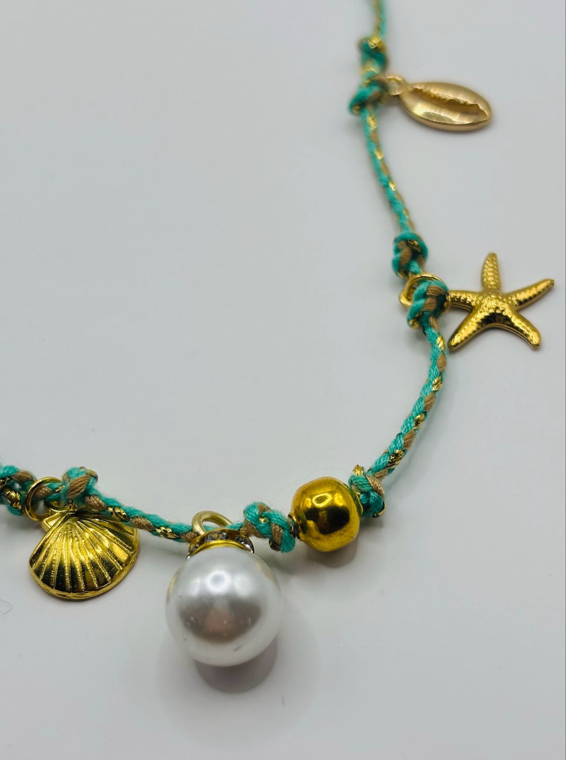 Ketting surfkoord turkoois