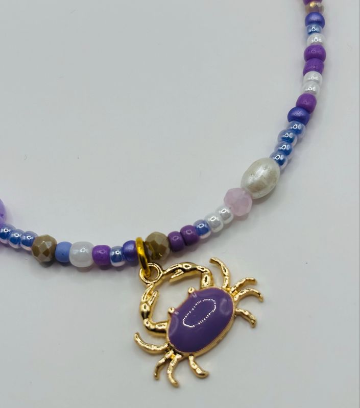 Ketting krab purple