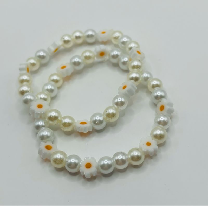 Kinderarmbandje pearls