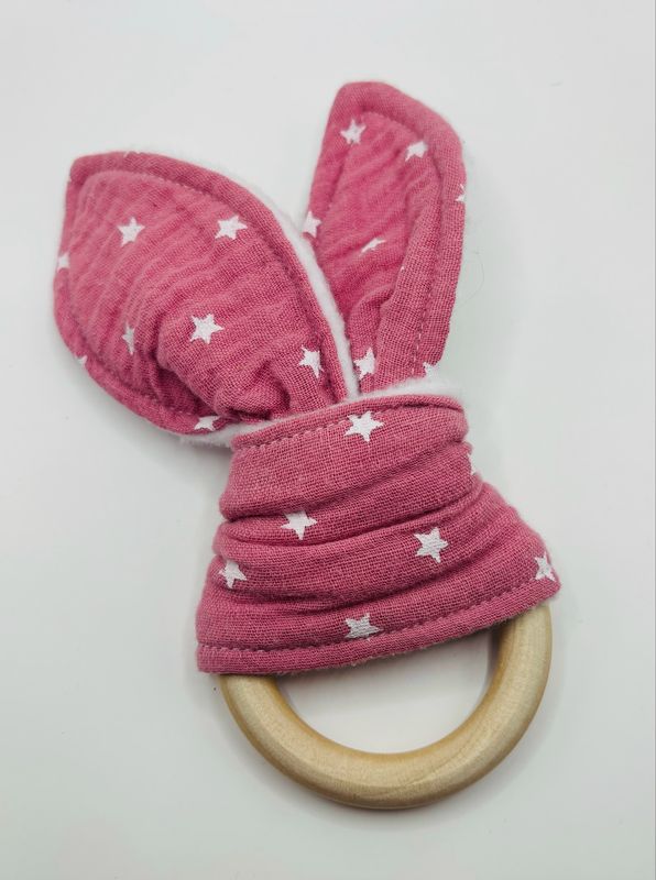 Konijnen oortje Roze Ster Konijnen oortje Roze Ster