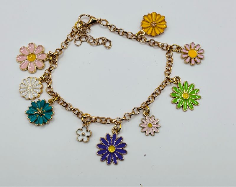 Bedelarmband flowers