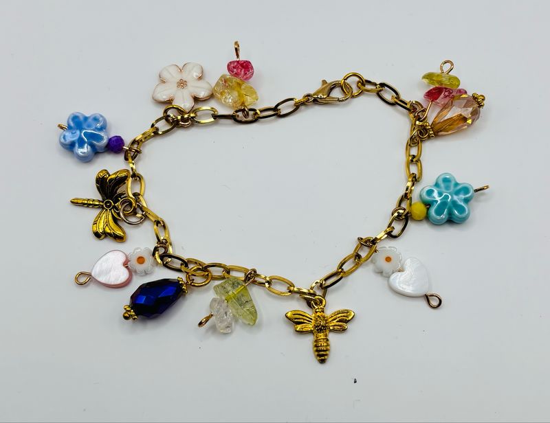 Bedelarmbandje Flower
