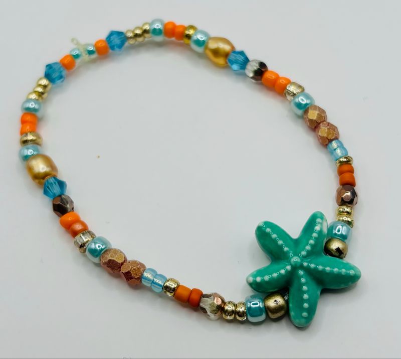 Armband zeester multicolor